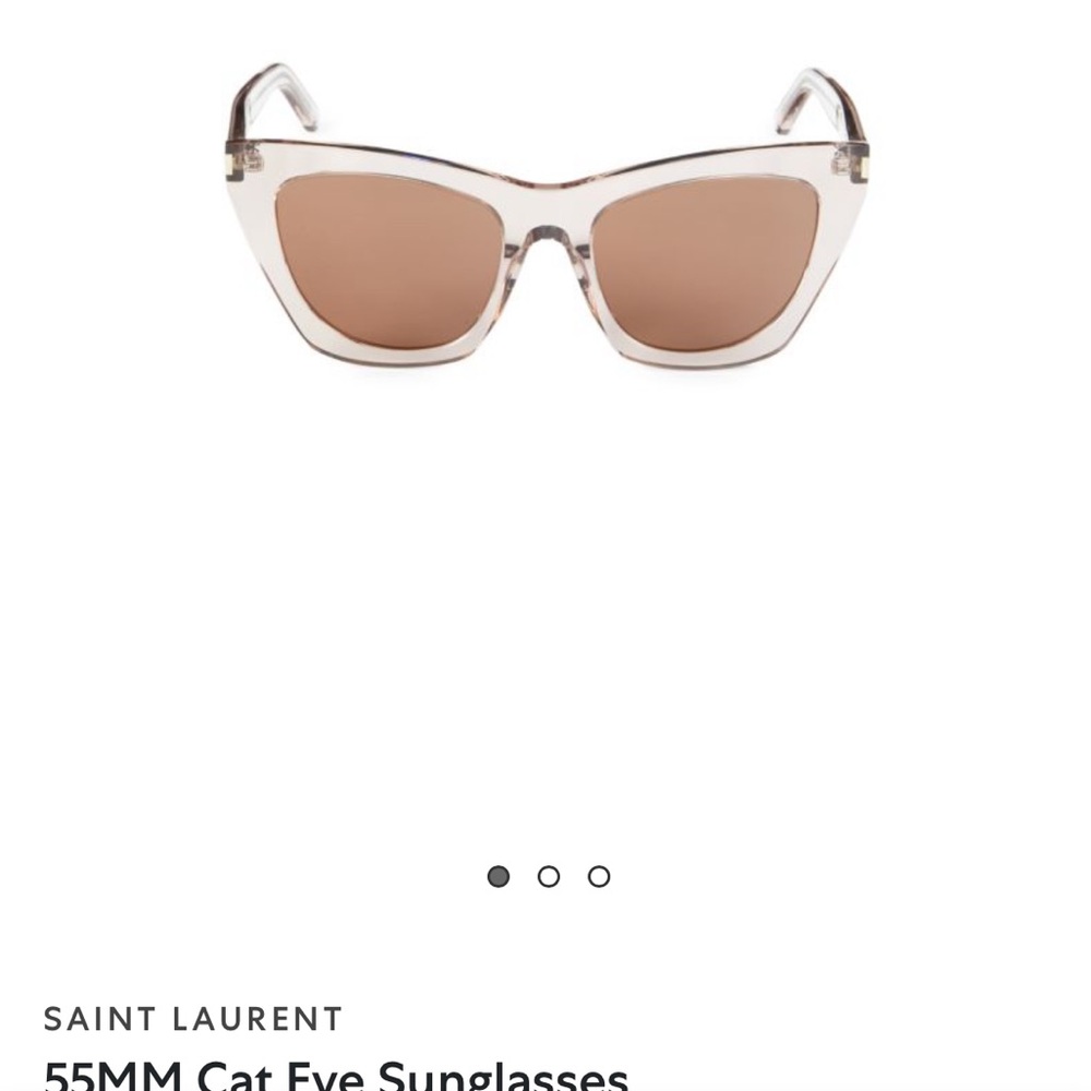Saint Laurent Brown Sunglasses with Modern Design
